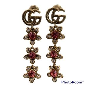 Gucci Flower Earrings - Brand new full set